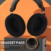 Mobestech Ergonomic Headphone Sponge Covers 2 Pack Black Compatible -