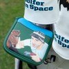 Golf Headcover for Mallet Putter Funny Putter Cover Premium PU