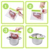 O2frepak 15 Sous Vide Bags Reusable Food Vacuum Sealed Food