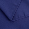 Zdada 54x54 Inch Navy Blue Square Tablecloth Polyester Fabric Table