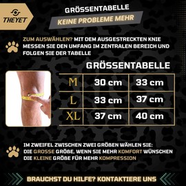 Theyet Kniebandage Crossfit 7mm Neopren Kompression | Wendbare Tierdruck Kniebandagen für Männer und Frauen | Kniestütze für Fitness, Powerlifting, Kraftsport & Gym | Support für Knie, Gewichtheben