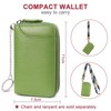 GADIEMKENSD Credit Card Holder RFID Protection Leather Wallet 14 Compartments