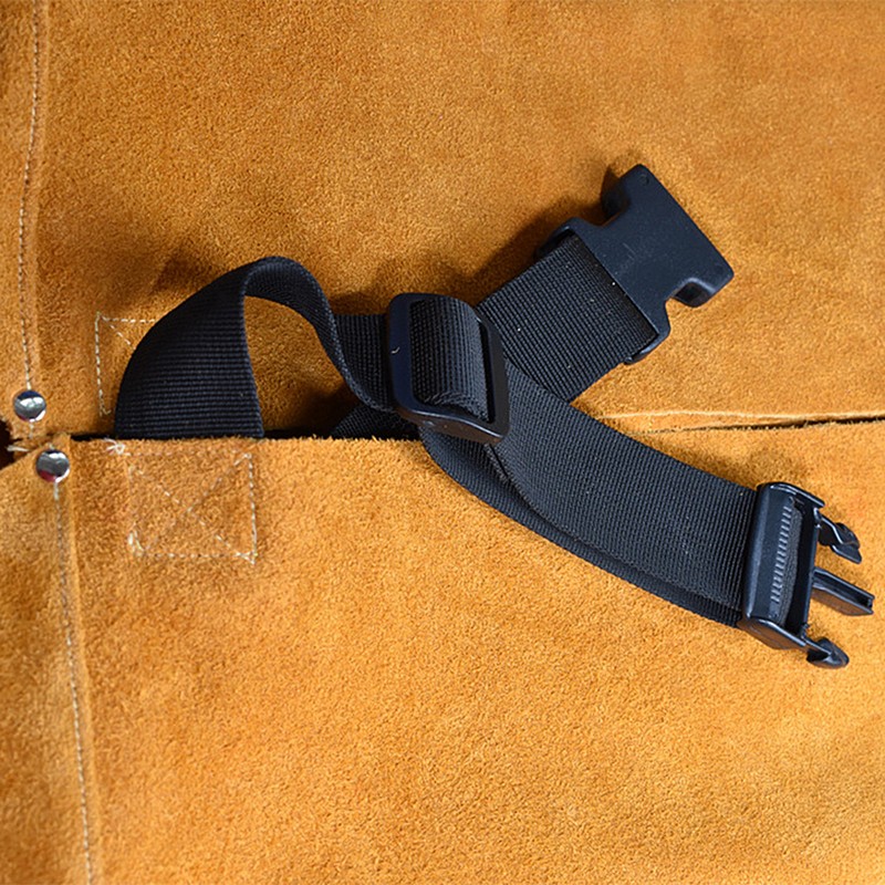 Thickened Anti Scald Apron with Pockets Electrician Woodworking Wear Resistant