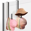 ProtectHobby Baseball Hat Rack for Door, 2-Pack Metal Hat Hooks