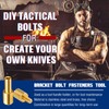 Charniol 20 Sets Brass Bracket Bolt Fasteners and Stainless Steel