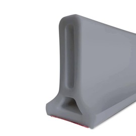 Duzzy 67 Inch Shower Threshold Water Dam, Shower Water Guard to Keep Water in Shower, Shower Water Stopper Dry and Wet Separation Suitable for Bathroom and Kitchen