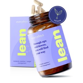 Everydays – lean Stoffwechsel Komplex hochdosiert mit Extrakt aus Bittermelone, Berberitze, Grüner Tee, Chili Cayenne Pepper & Oliven – vegan & in Deutschland hergestellt (60 Kapseln)