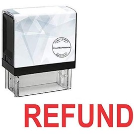 StampExpression - Refund Office Self Inking Rubber Stamp - Red Ink (A-5378)