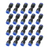 PATIKIL 4mm Push to Connect Fittings, 5Pcs Plastic Air Line