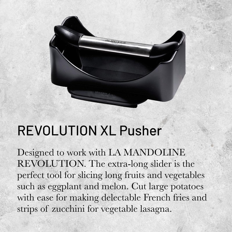 de Buyer REVOLUTION XL Pusher - Ideal for Slicing Long
