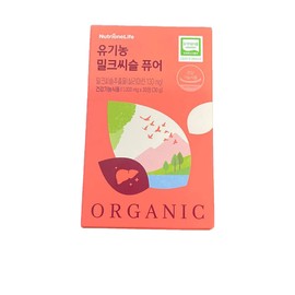 Nutri One Life Organic Milk Thistle Pure 1000mg x 30 tablets -JNC / 뉴트리원라이프 유기농 밀크씨슬 퓨어 1000mg x 30정 -JNC
