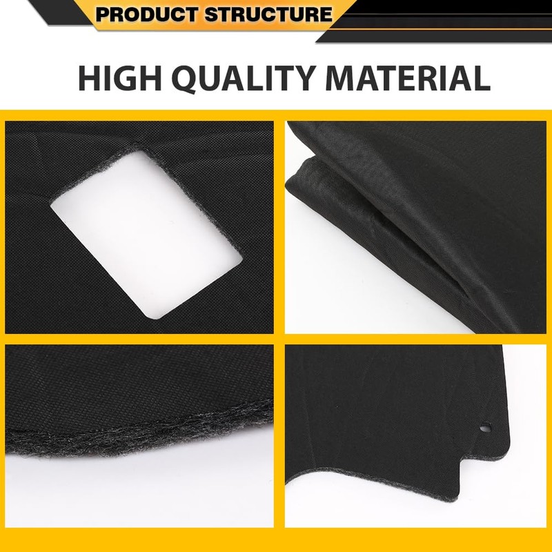 CNNELL Hood Insulation Pad with Clips Compatible with Dodge Ram