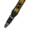 Fender Swell Neoprene, Blk/YLW/BRN Mono, 2.5" Guitar Strap (0990694208)