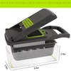 16 in 1 Vegetable Chopper,Brioeua Vegetable Slicer,Manual Vegetable Cutter with