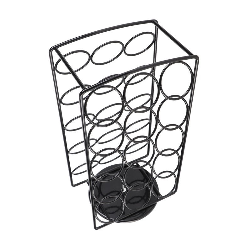Coffee Pods Holder Pre Assembled Stainless Steel 360 Degree Rotating