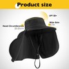 DOCVIT Fishing Hat for Men&Women,Outdoor UV Waterproof Wide Brim Bucket