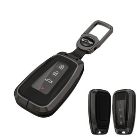 XRise Toyota Key Case, TPU Assembly Key Case, Zinc Metal, Compatible with the New Prius 50 Series, Late Prius 50 (2019 Model), Corolla Sports, Easy Installation, Key Holder, Black