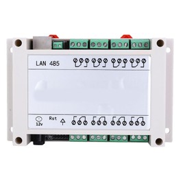 RJ45-TCP IP Controller, Ethernet RJ45-TCP/IP Relay Remote Control Board, 8 Channel Relay Module Board, 10A Relay Controller Network, Electric Motors (White)
