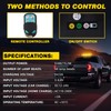 OPL5 Rechargeable Amber Emergency Strobe Light Wireless Battery, 48 LED