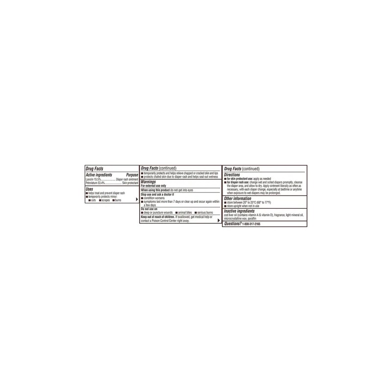 Crema Bayer A+D Diaper Rash Ointment + Skin Protectant -