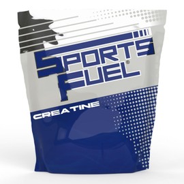 Sports Fuel Sports Fuel 1 kg, Creatine Monohydrate Powder Supplement, for Strength, Bulk, Performance & Muscle Recovery (Not Gummies or Tablets), 200 Servings (Unflavoured)