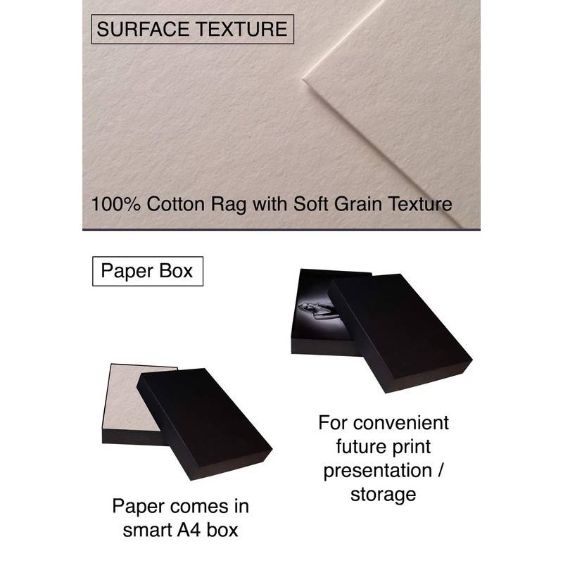 Marrutt 312gsm Smooth Fine Art Production Inkjet Photo Paper -