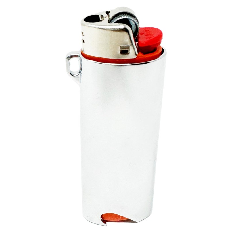 Metal Lighter Case Fits BIC with Bottle Opener Standard Full