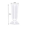 Tymar Grave Vase, Pack of 2, Cemetery Vase with Base,