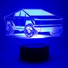 EXIGENT 3D LED Light Lamp Acrylic Illusion Night Flashing Cool