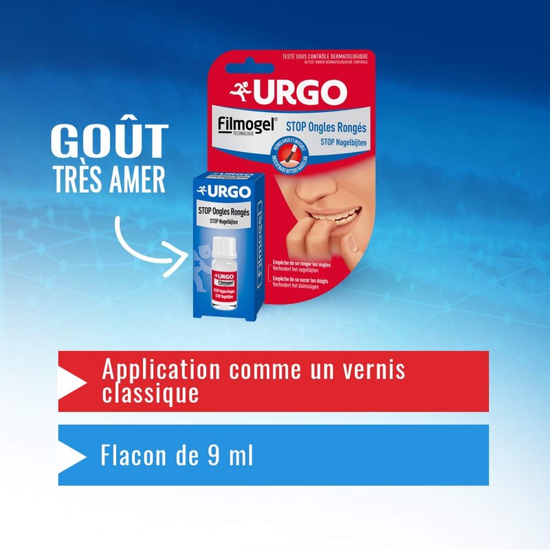 Urgo Filmogel Stop Bitten Nails Very Bitter and Invisible Coat