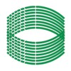32-Piece Reflective PVC Motorcycle Wheel Rim Stripe Decal Set for