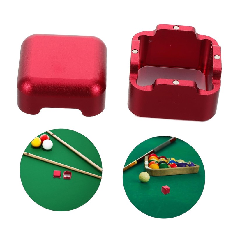 Gatuida Pool Chalk Holder Case: Mini Aluminum Chalk Case Billiard
