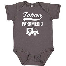inktastic Future Paramedic Ambulance Baby Bodysuit 6 Months Charcoal Grey 31ef4