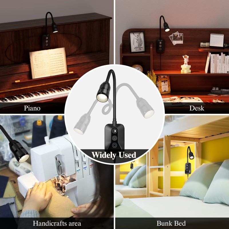Wall Mounted Reading Light, Wall Light with Motion Sensor Switch,