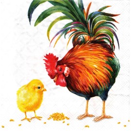 (2) Two Paper Lunch Napkins for Decoupage/Mixe