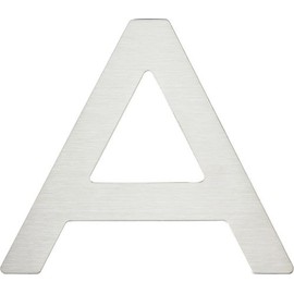 Atlas Homewares PGNA-SS 4-Inch Paragon House Letter-A, Stainless Steel