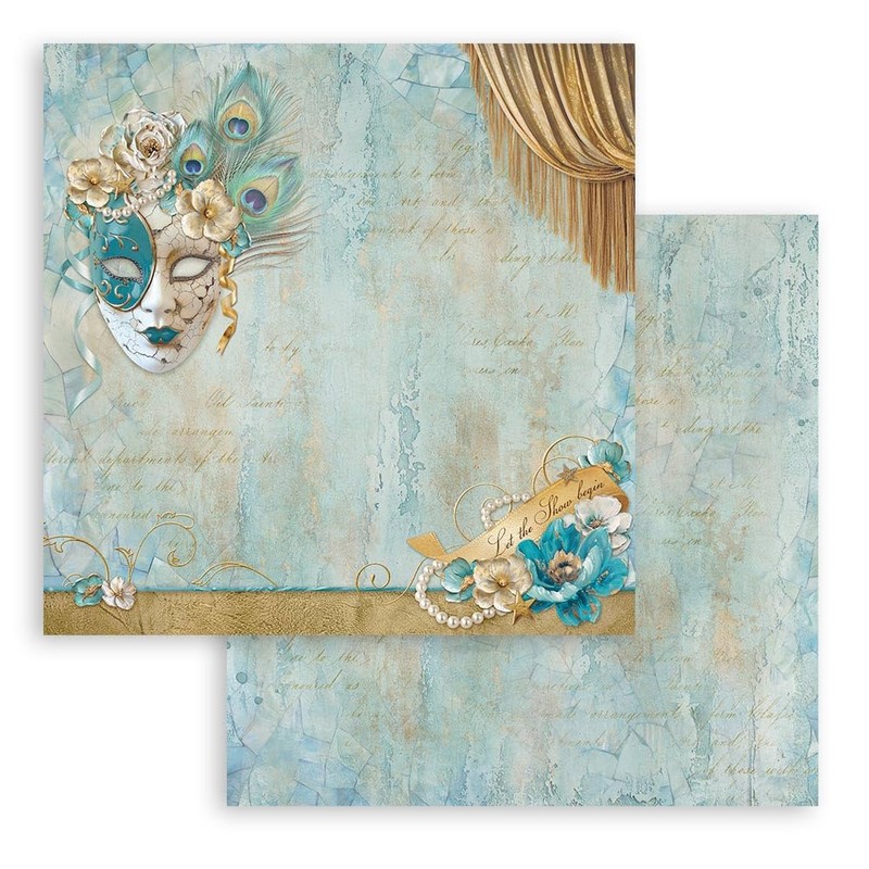 Stamperia SBBL165 Masquerade Scrapbook Pad 30.5 cm x 30.5 cm,