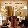 Wooden Butterfly Bookends, Solid Wood, Gold Finish Book Ends, Pair