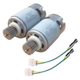 weelye 2 Pcs 24V 40000RPM 19T Children's Powered Wheel Electric Motor,Drive Engine Accessory for Car Children Ride on Toys Replacement Parts