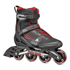 Rollerblade Zetrablade Men's Adult Fitness Inline Skate, Black and Red, Performance Inline Skates