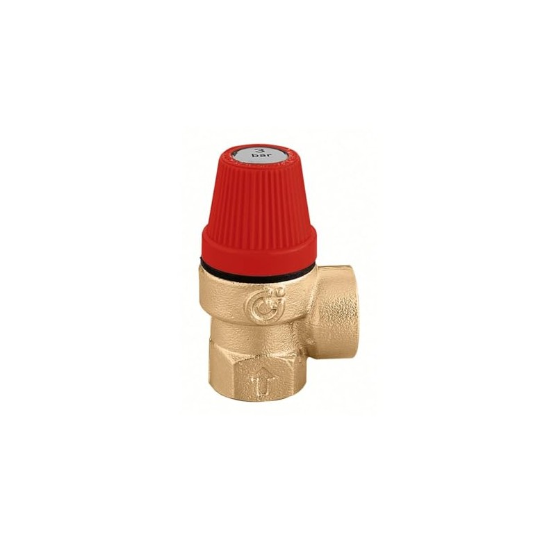 Caleffi 1/2" 3 Bar Relief Safety Valve