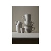 BITZ Stoneware Coffee Cup with Saucer 24cl Height 6cm Black/Green