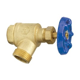 Homewerks VGRBNOB5B VGR-BNO-B5B Garden Valve, 1-Inch. with Bent Nose, Female Thread, Brass