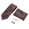 5pcs Mens Tie Set Exquisite Men's Business Formal Wear Wedding