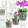 Tetutor 12 Pack Plastic Orchid Pots with Holes, 4, 5,