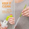 Boon Juego de cepillos de Limpieza para Botellas de Cactus