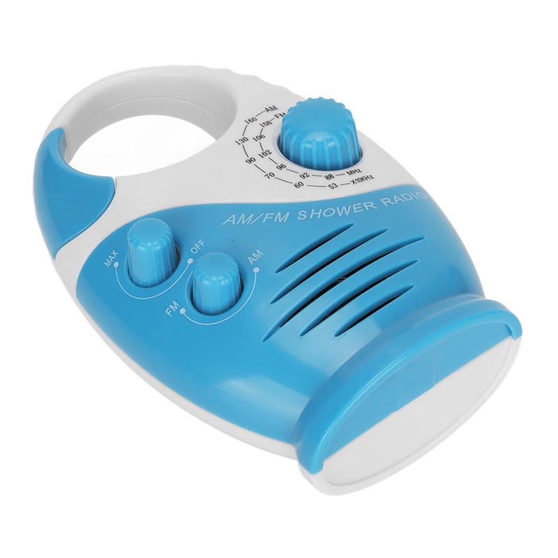 AM FM Portable Radio Portable Hook Type Waterproof Broadcast Music