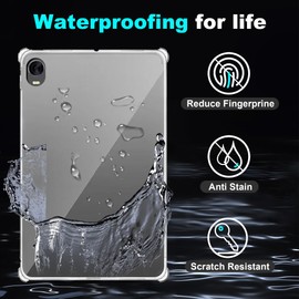 Heioloo Case for Alldocube iPlay 60 Mini Pro Protective Case Shockproof [Never Yellowing] TPU Case Scratch-Resistant Soft Ultra Thin Transparent Bumper Back Cover - Transparent