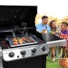 Criditpid Universal Large Cast Iron Cooking Griddle with Extra High
