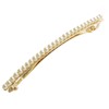 Vingtaine H-526 Classic Small Pearl Thin Line Barrette Simple Hair